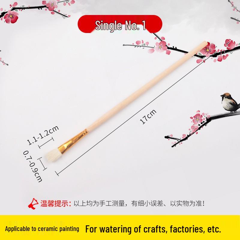 Gold Tip Ceramic and Watercolor Paint Brush Set - Boutique S Series