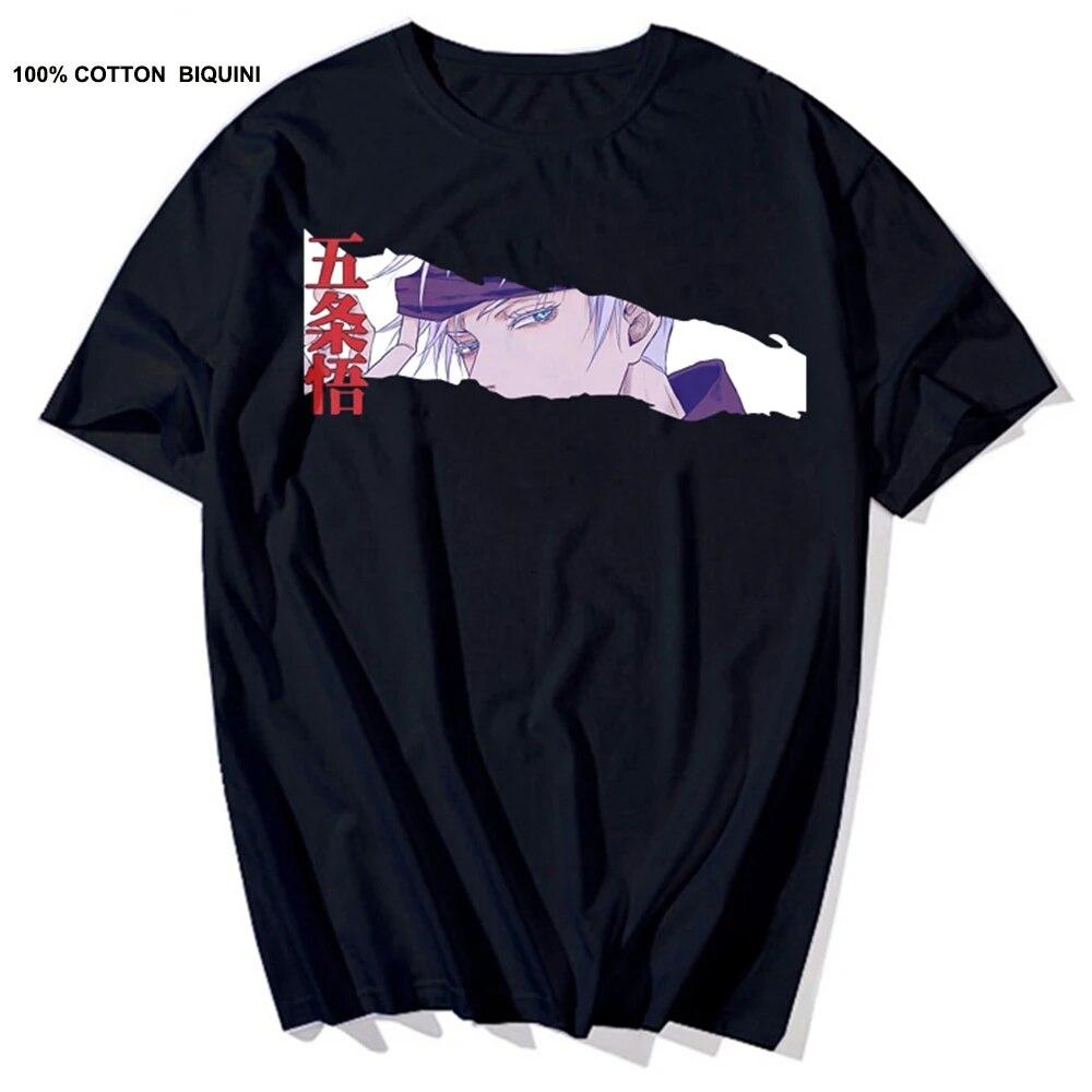 Japońskie anime Jujutsu Kaisen t-shirty unisex Itadori Yuji drukuj koszulki w stylu Harajuku Sukuna fajne unisex 100% bawełniana koszulka z krótkim rękawem