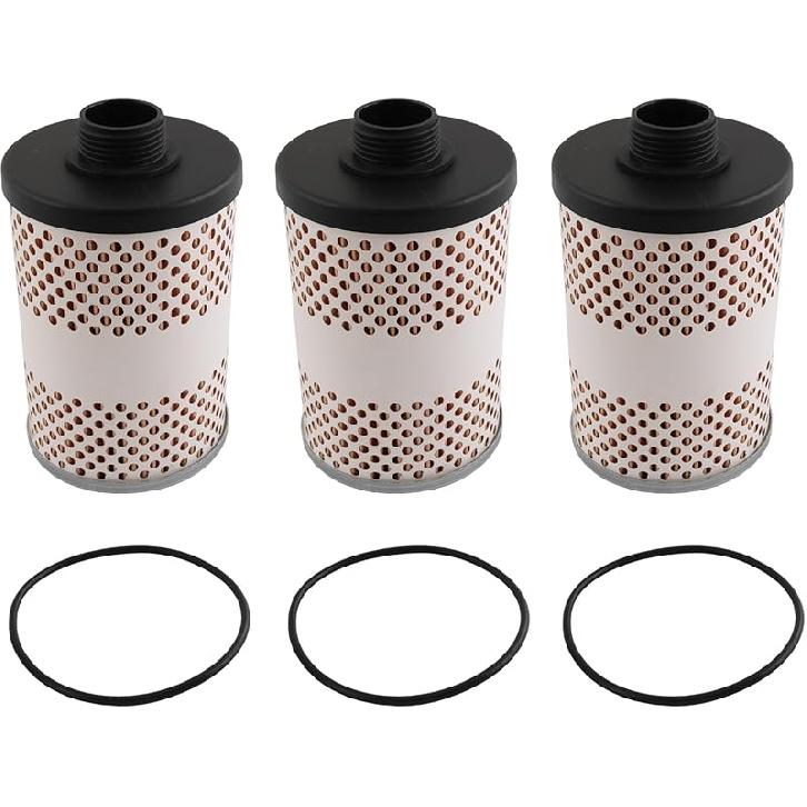 3Pcs 496-5 Fuel Tank Filter Element Replacement for Gasoline and Diesel Water Separate 30 Micron with Protective Sheet