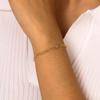3.5mm Minimalist Stainless Steel Square Cable Chain Bracelets for Women,Female Gold Color Charm Bracelets Jewelry Brithday Gift