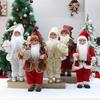 Display Christmas Standing Santa Claus Figurine Doll For Home Window Decoration