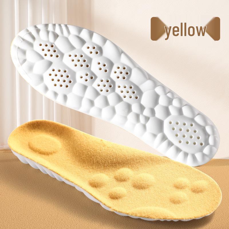 

EverWarm Heated Insoles: Non-Fatigue, Sweat-Absorbing, Arch Support, Thick Velvet Winter Style 37-38 жёлтый