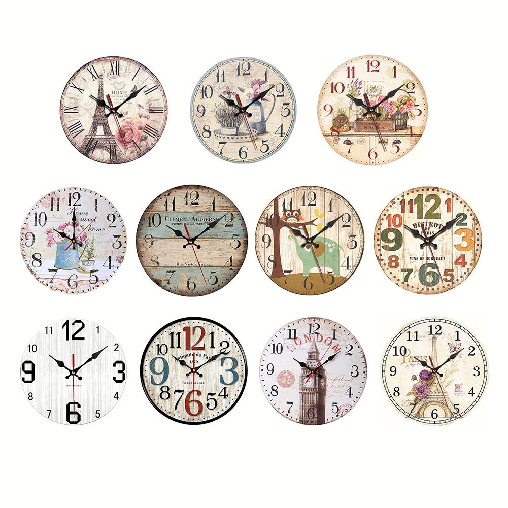 Wall Mounted Creat Wooden Clock Wood Carfts Design