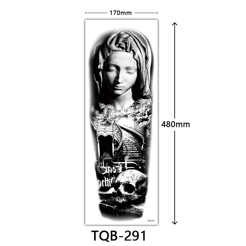 Full Arm Tattoo Sticker, Full Arm Big Picture Tattoo Sticker, Flower Arm Tattoo Sticker Tattoo