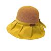 New Summer Versatile Outdoor Sun Hat with Wide Brim, Portable Fisherman Hat, Sun Protection Hat with Bow for Women