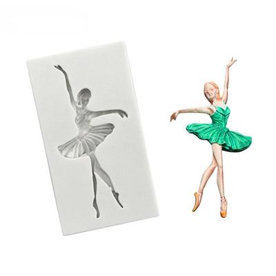 Angel Dancing Girl Ballet  Silicone Mold Sugarcraft Chocolate Cupcake Baking Mold Fondant  Tools