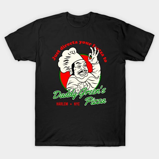

Men Black Print T-shirt Daddy Green S Pizza No-Cut Transfer Paper Print Cotton Tshirt 4XL чорний