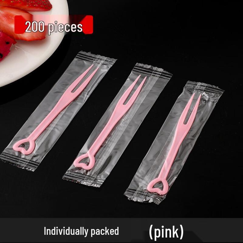 Food-Grade Plastic Disposable Fruit Forks