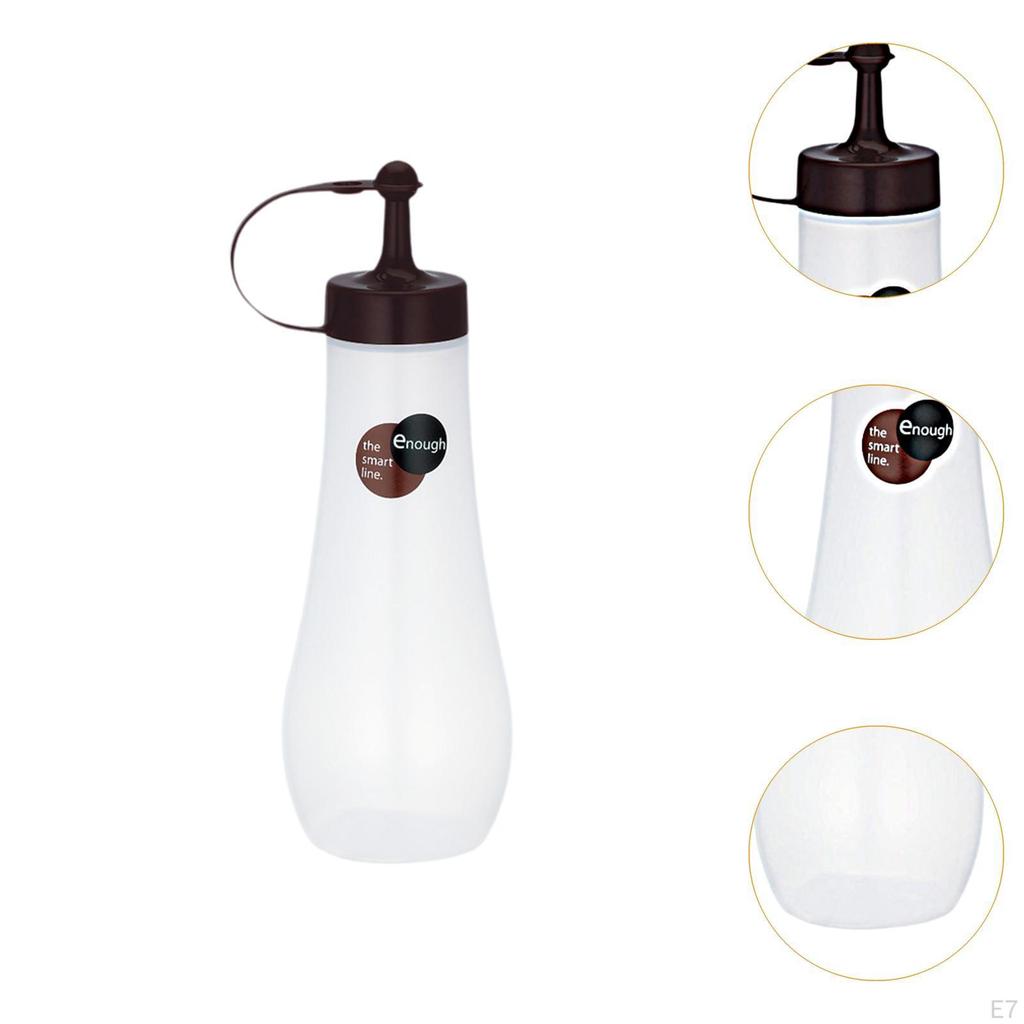 Condiment Dispenser Bottle Portable Small Refillable for Home Cooking