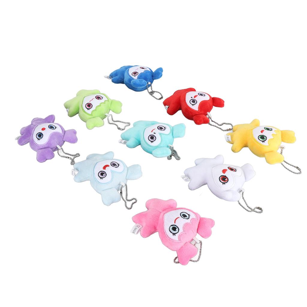 9 Stück Koreanisches Idol Bild Cartoon Puppen Entzückender Ausdruck PP Baumwollfüllung Weiche Plüsch Stoffpuppen