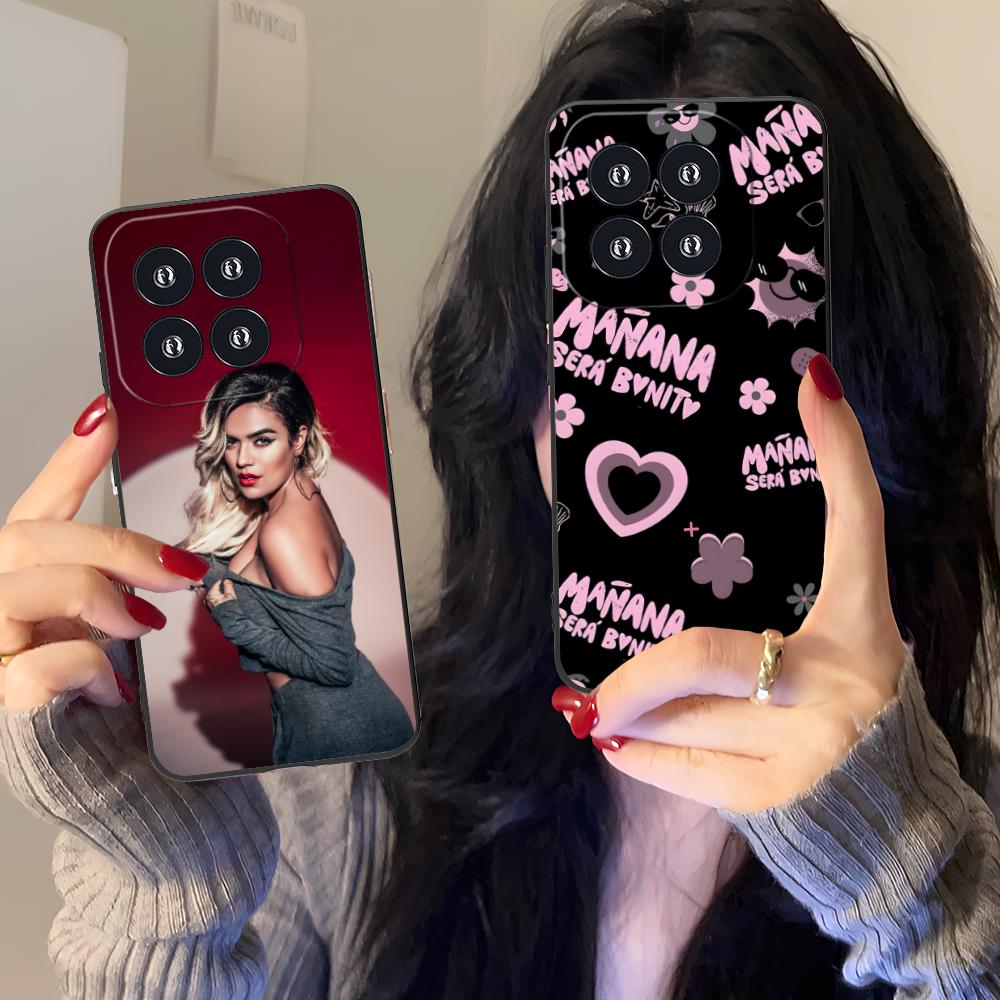 Karol G Latino Mobile Cell Phone Case for Xiaomi 15 14 13 12 Mi 11 T Ultra Lite Pro S X 5G Colorful Printing Cover Pretty Cover