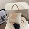 Stylish White Summer One Shoulder Bag For Women Chic Casual Crossbody Handbag