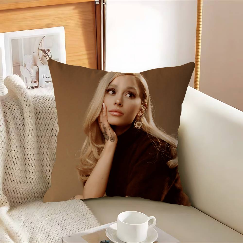 SingerS A-Ariana-G-Grande Pillow Case Removable Washable Cushion Cover – All-Season Soft Linen