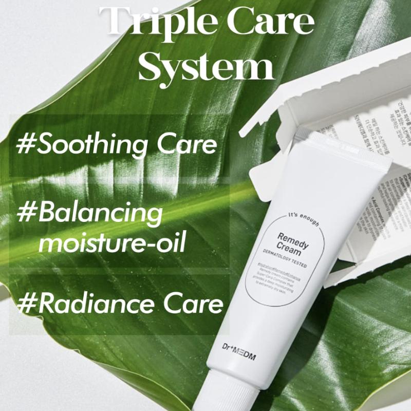 [Dr+MEDM] Facial Moisturizer Aqua Moisturizer Cream/Remedy Cream 50g