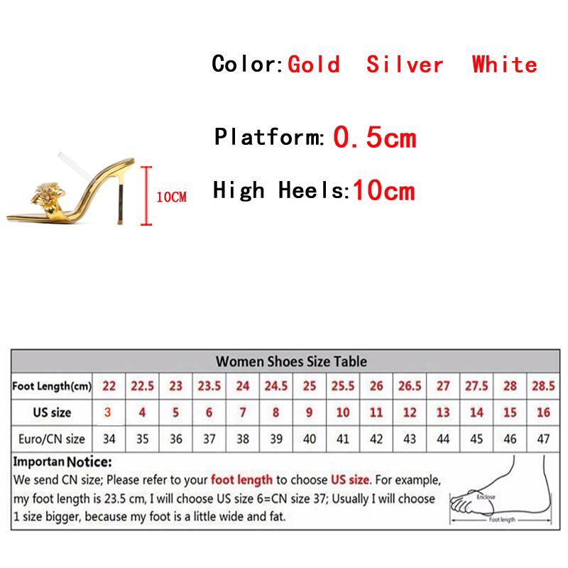 Liyke 2025 Novo Design Flores de Couro Bico Fino Salto Alto Fino Chinelos Modernos Sandálias Femininas Moda de Verão Festa Sapatos de Baile