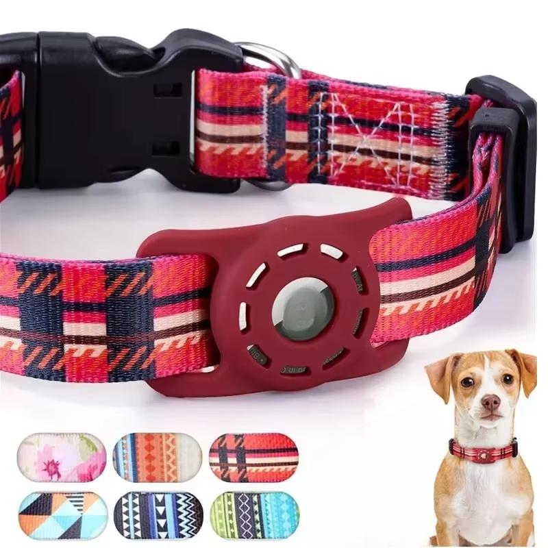 

1PC High Quality Fashion Pet Cat Dog Printing Collar Protective Cover Small and Medium-Sized Dogs Articles Accessories XS-1.5x30CM красный