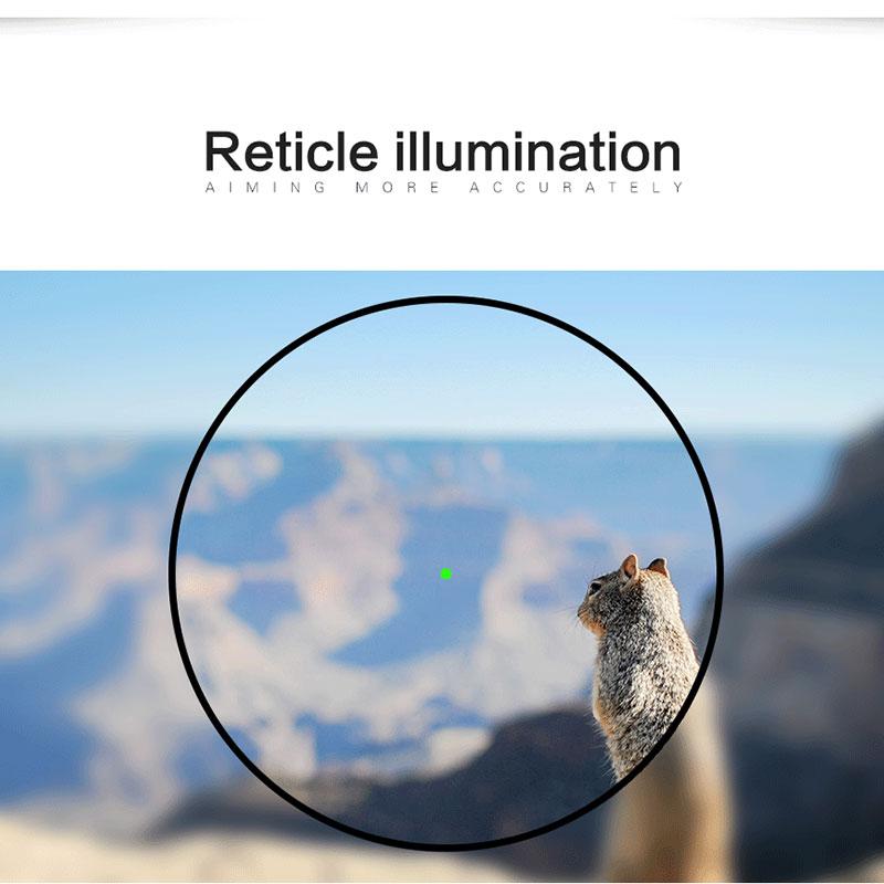 FIRE WOLF Red Green Dot Rifle Scope 32mm Scope Tactical Laser Scope for Hunting