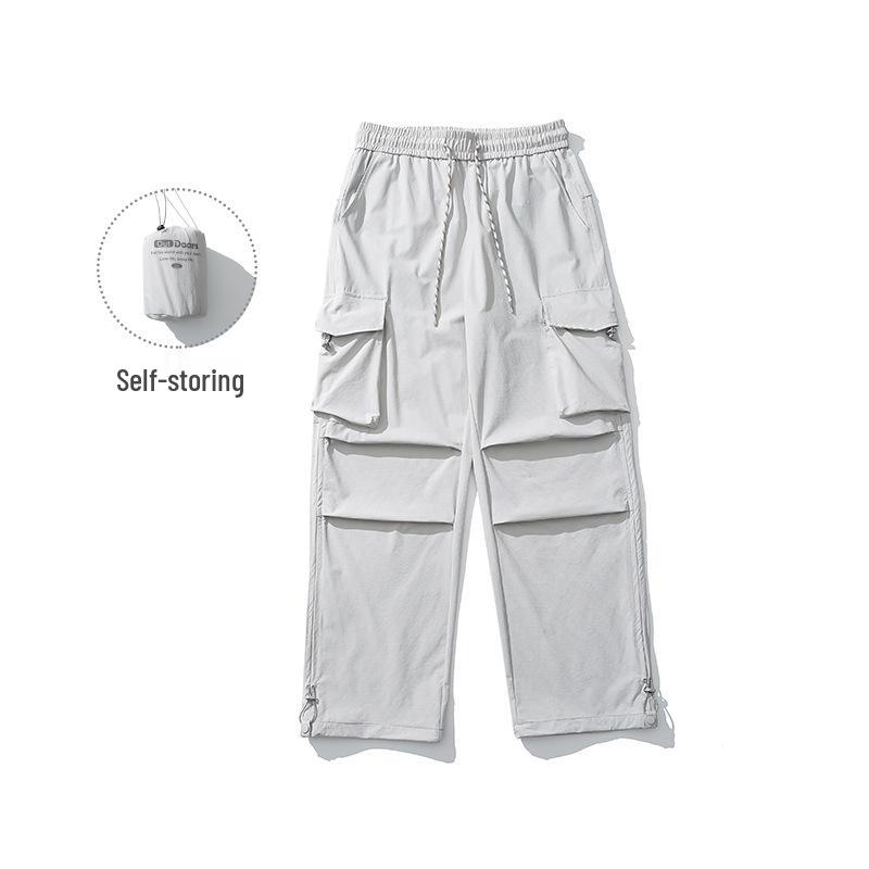 

Мужские летние брюки карго быстросохнущие - Широкие парашютного стиля XL