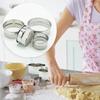 4/6Pcs Stainless Steel Cookie Cutter Dumpling Biscuit Mould Dough Pastry Cake Cookie Fondant Baking Mold Cake Decoration Tool