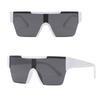 Outdoor Sports One Piece Cycling Sunglasses For Men's And Women's Large Frame Water Silver Cyberpunk Motorcycle Mirror Shades UV Resistant