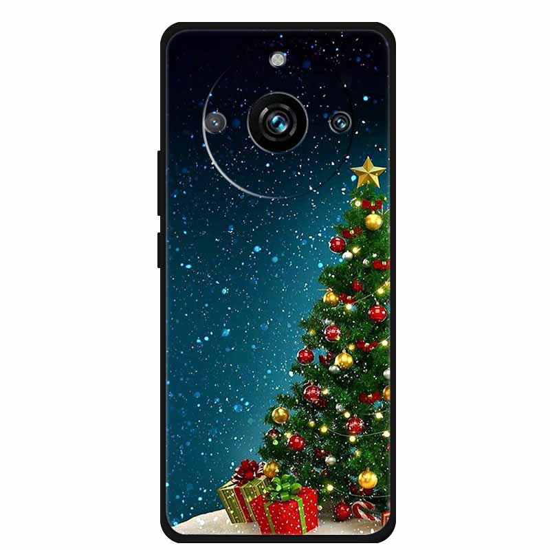 2024 Christmas Phone Cases For Realme 11 Pro Plus Case Soft TPU Silicone For Realme 11 Pro RMX3771 Shockproof Cover Bumper Funda