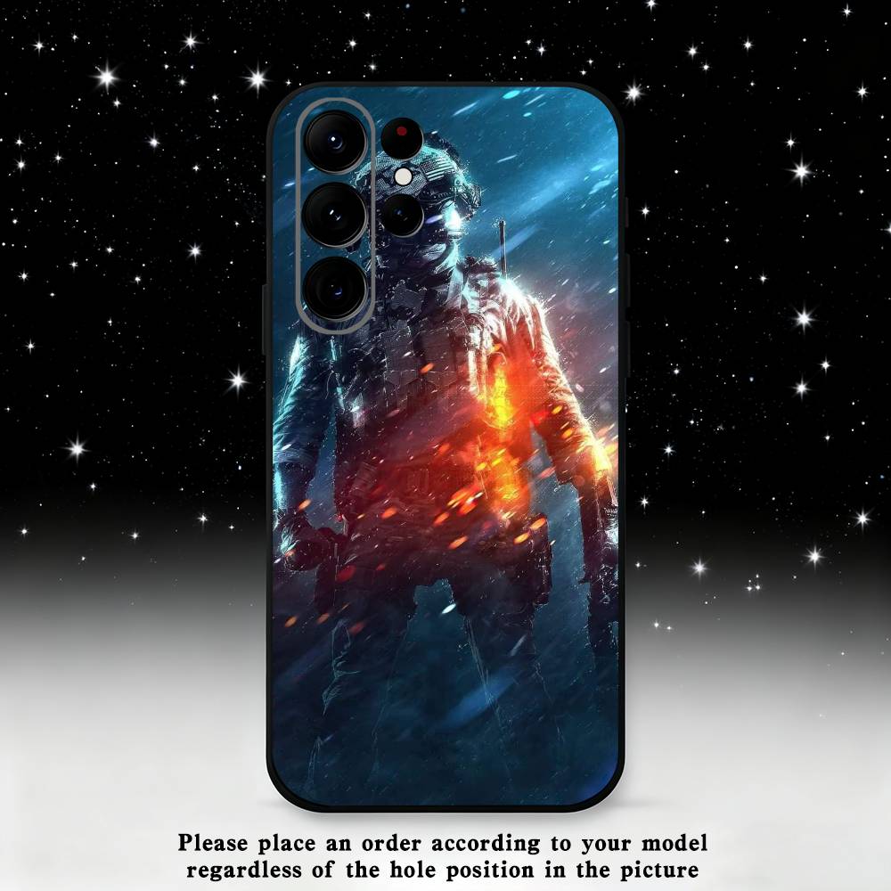 Battlefield 61 Phone Case For Samsung S25,S24 Ultra,S20,S30 plus,S22 plus,S23,S30 Ultra 5G Silicone Black Shell