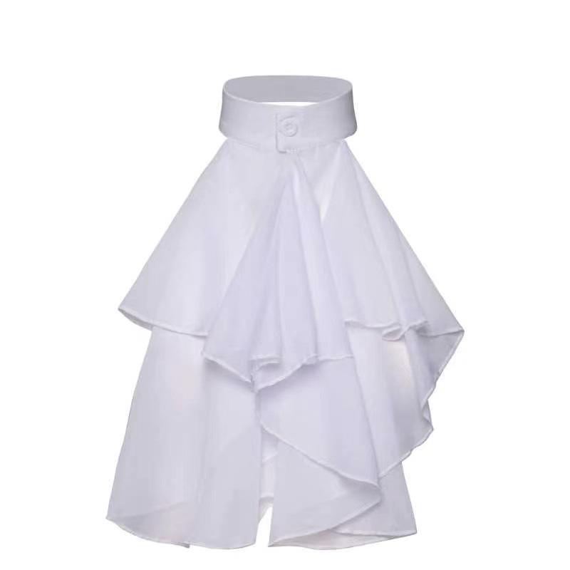 

Винтажный ложный воротник с завязками спереди, галстук-ожерелье, женский съемный шейный аксессуар для свитера с ложным воротником, платья, украшение для одежды