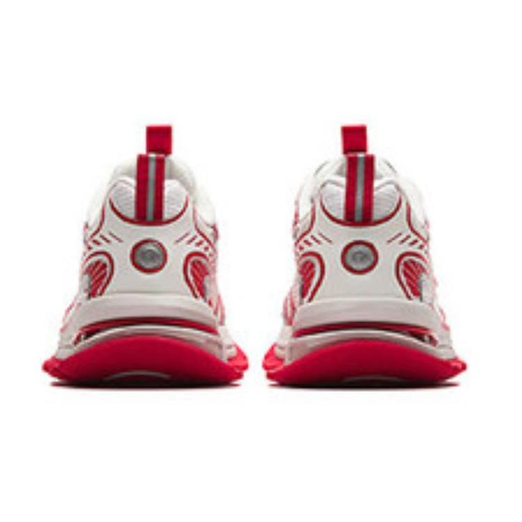 Anta Champion All Weather Series Slip Resistant Low Top Running Shoes Men's White Red 112348805A-5