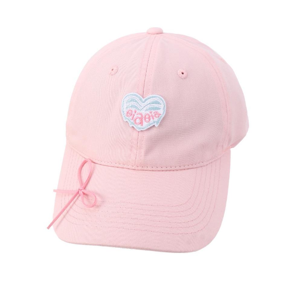 Sunscreen Sun Hat Cotton Peaked Cap Fashion Love Heart Baseball Cap  Girls