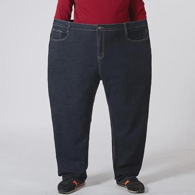 Męskie dżinsy biznesowe casualowe z rozciągliwego materiału plus size