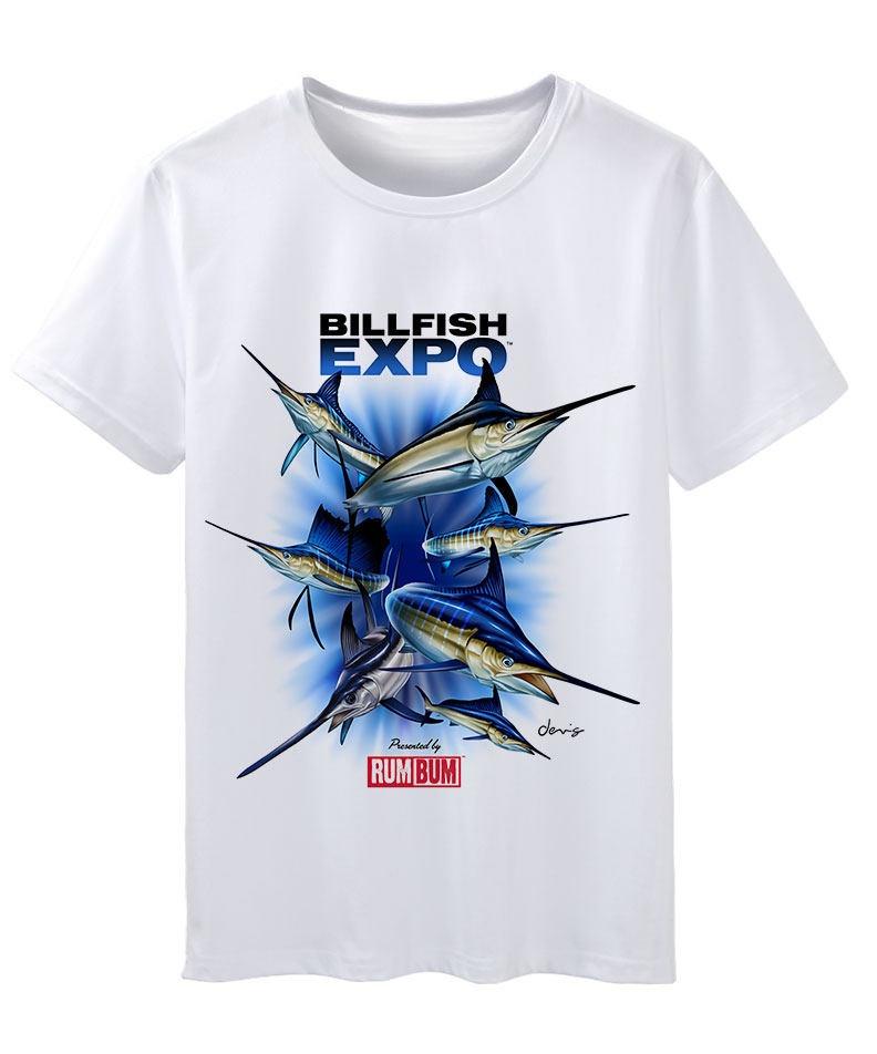 New Fishing Tshirt 2026 Summer New European Tide Printed Shortsleeved Tshirt Unisexs and Womens Sea Fishing Tshirt