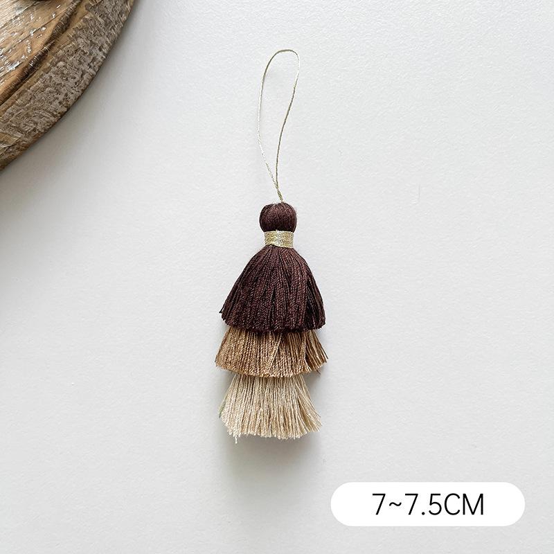 Xin Sheng Gradient Tassel Floral Pendant - Fresh Flower Bouquet Packaging Materials, High Quality Chinese Style DIY Accessories