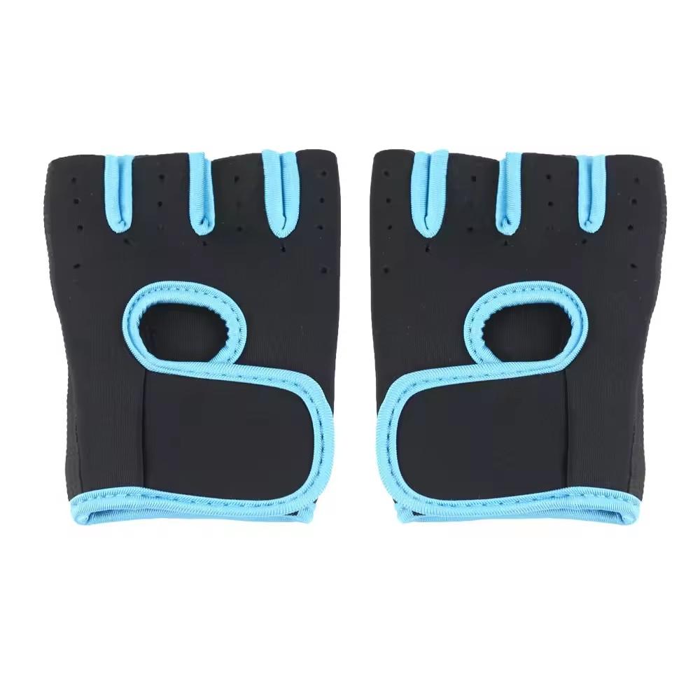 Half Finger Fitness, Anti Slip, Breathable Cycling, Weightlifting, Iron Rolling, Shock-absorbing, Hand Palm, Sports Gloves