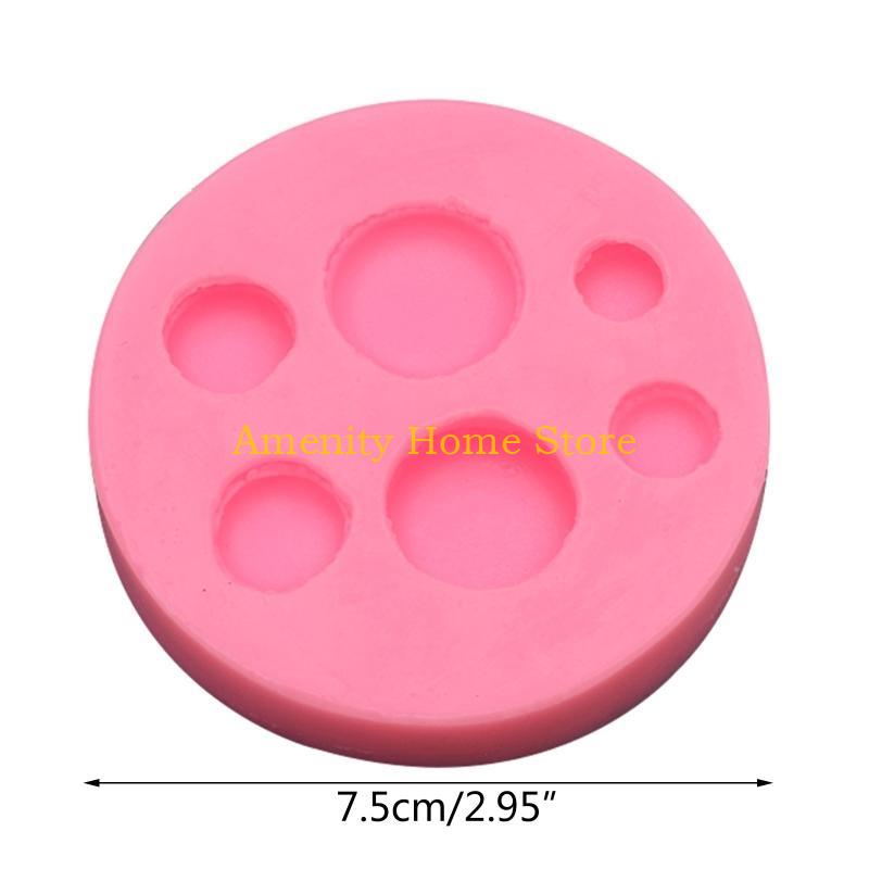 F26C Cake Soap Moulds Fondant Molds Silicone Material for DIY Cake Decorating