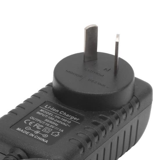 Lithium  Charger 16.8V 1A Output Multiple Protection Charging Adapter AU Plug 100-240V