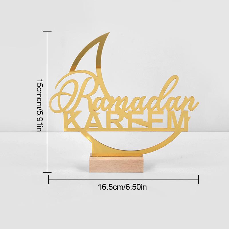 Ramadan Bismillah Akryl Trepynt Eid Mubarak Hjemmedekorasjon Islamske Muslimske Festartikler Alhamdulillah Mashallah 2025