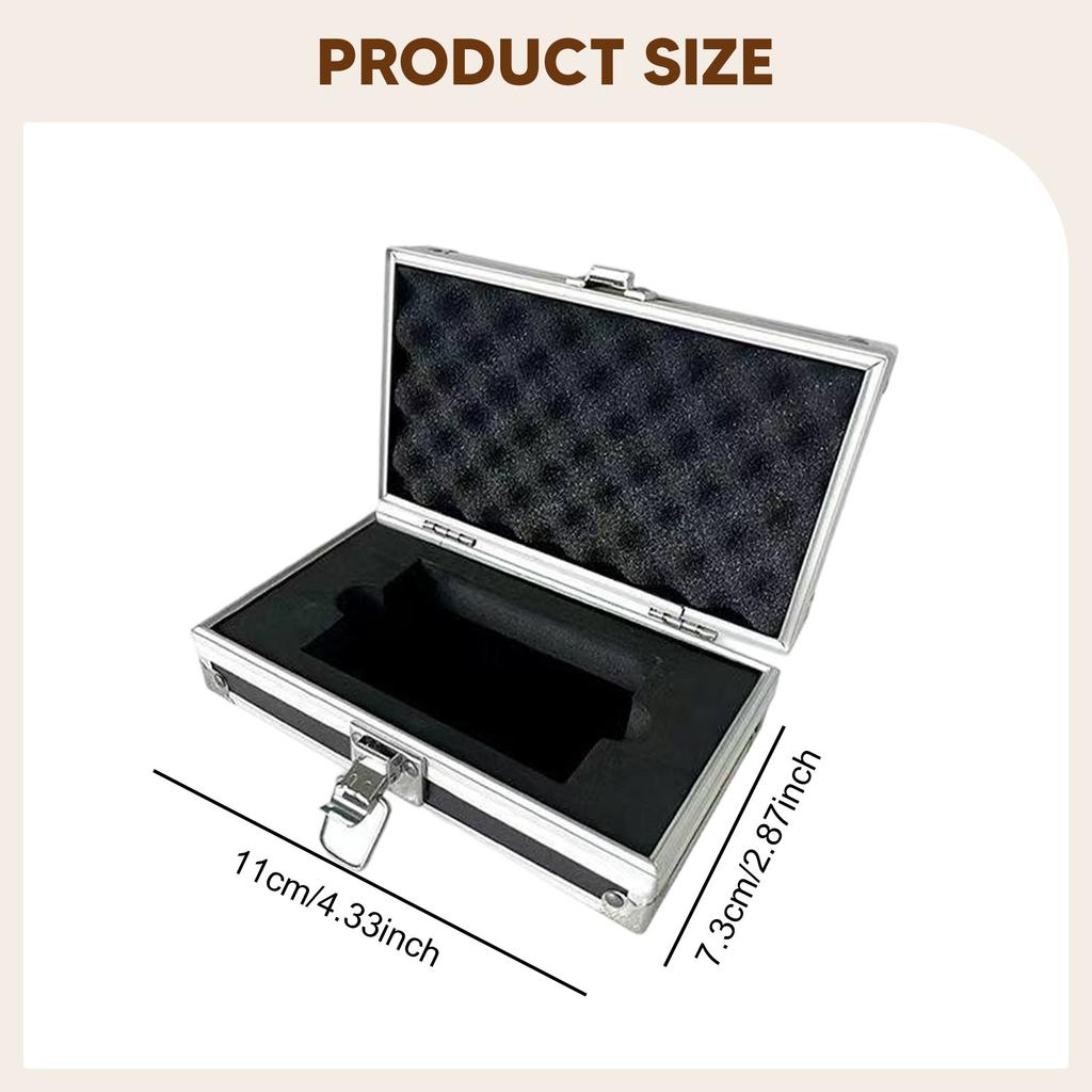 Baseball Card Display Case Portable Showcase Lockable Protect Trading Card Case for Sports Cards Grading Card Collectors PSA