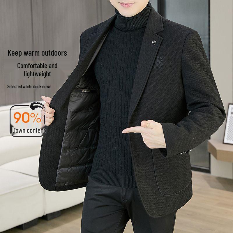 

Men s Lightweight Winter Down Jacket - Warm, Stylish Suit for All Ages 195 (suggested 175-190 jin)