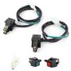 Universal Motorsykkel Starter Kill Switch Styre Tenning Dual Button 22mm Passer til Yamaha ATV Dit