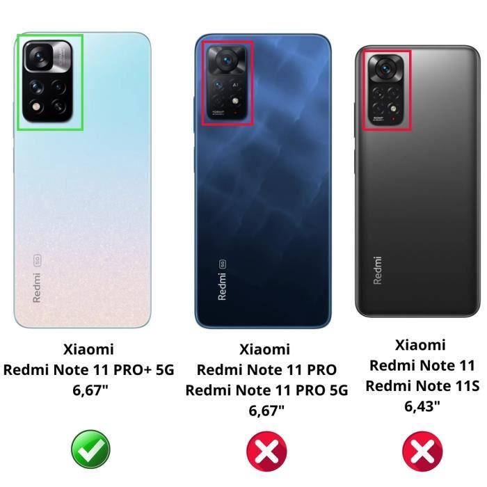 Case for Xiaomi Redmi Note 11 PRO+ 5G - Redmi Note 11 PRO PLUS 5G - 360 Full Cover Case 2 Parts Front Back Phonillico®