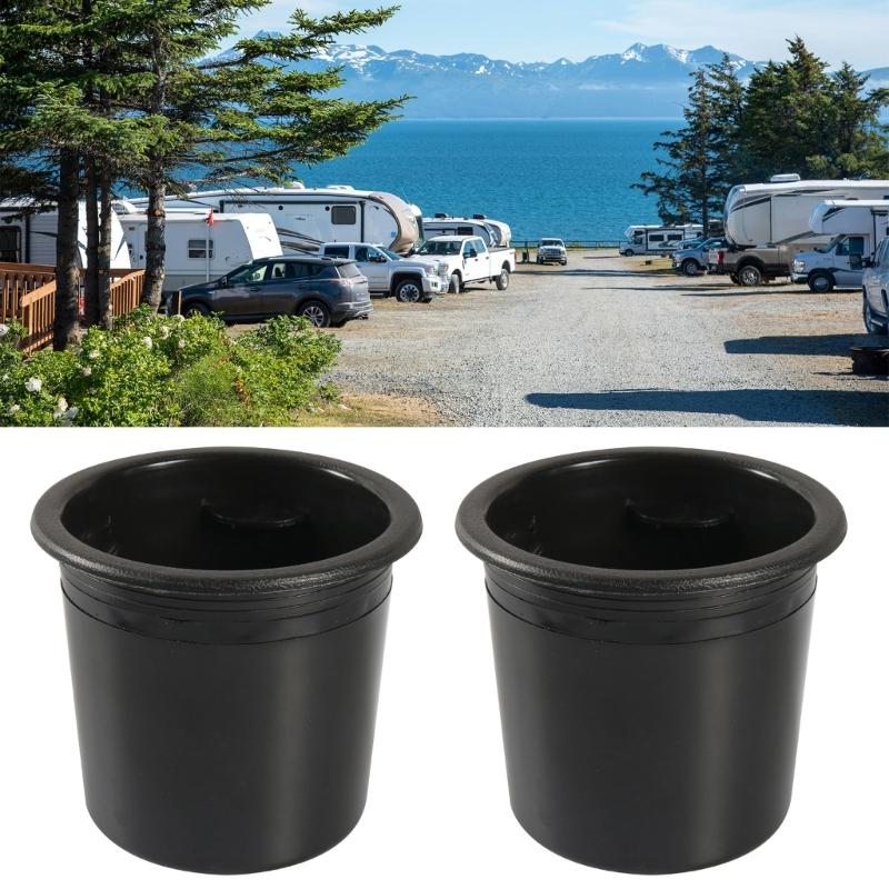 Beverage Holder for Vehicles and Marine Use with Quick Drain System To Avoid Water Accumulation Sturdy Construction for Longevity