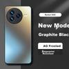 Phone Case for Redmi K80, K80 Protective Cover, Full Protection, Ultra-Thin, Luxury Frosted Silicone, Shockproof, Simple Design, Graphite Black