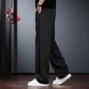 Men's Linen Blend Straight-Leg Casual Pants