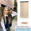 synthetic 20 inch coloured straight hair extensions wig chemical fibre card hair women wigs holiday party Halloween Christmas