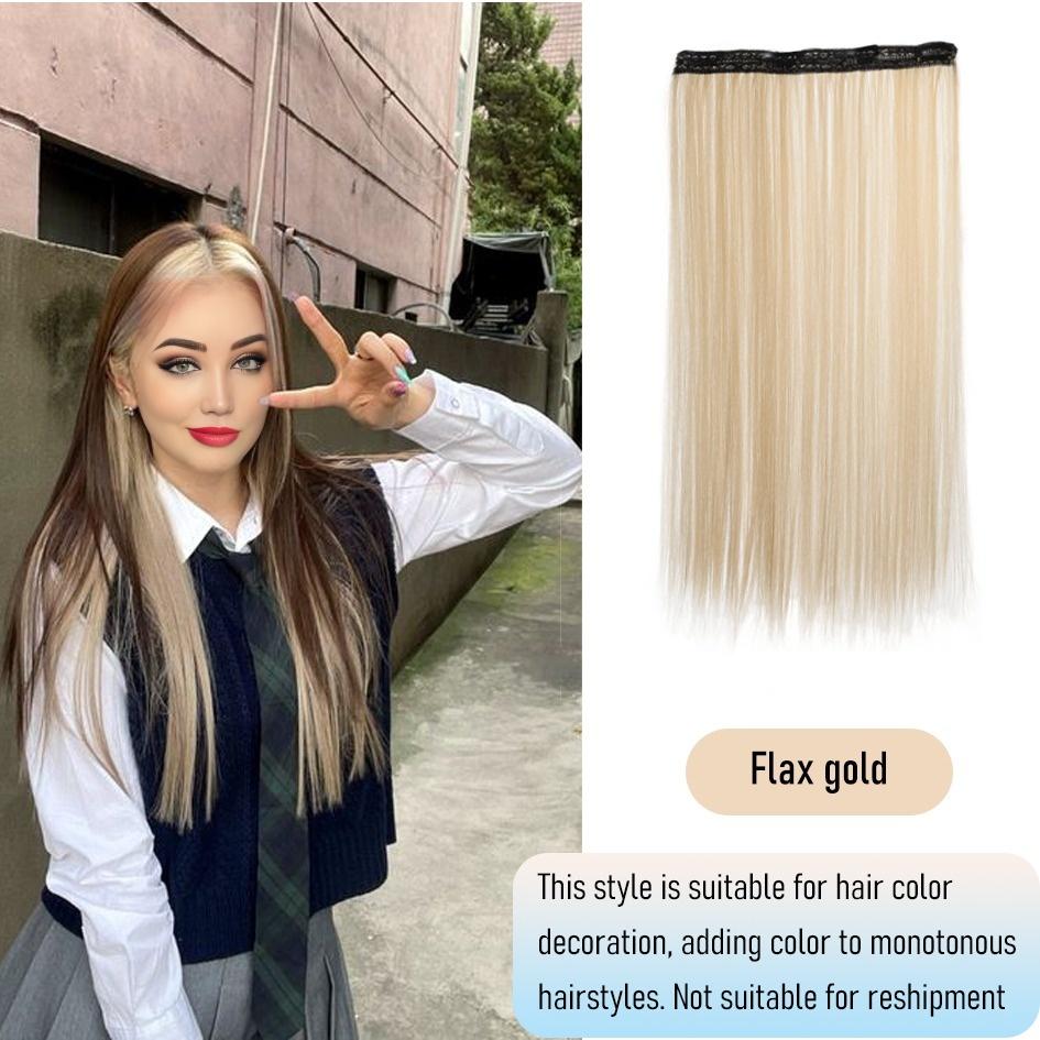 synthetic 20 inch coloured straight hair extensions wig chemical fibre card hair women wigs holiday party Halloween Christmas