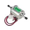 Electric Fuel Pump-Qiilu Universal 24V Car Boat Electric Fuel Pump Line Filter Gasoline Diesel Replacement (Silver)