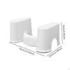 Bathroom Squatting Footstool Potty Stool Lightweight Portable Compact Non Slip Footrest Toilet