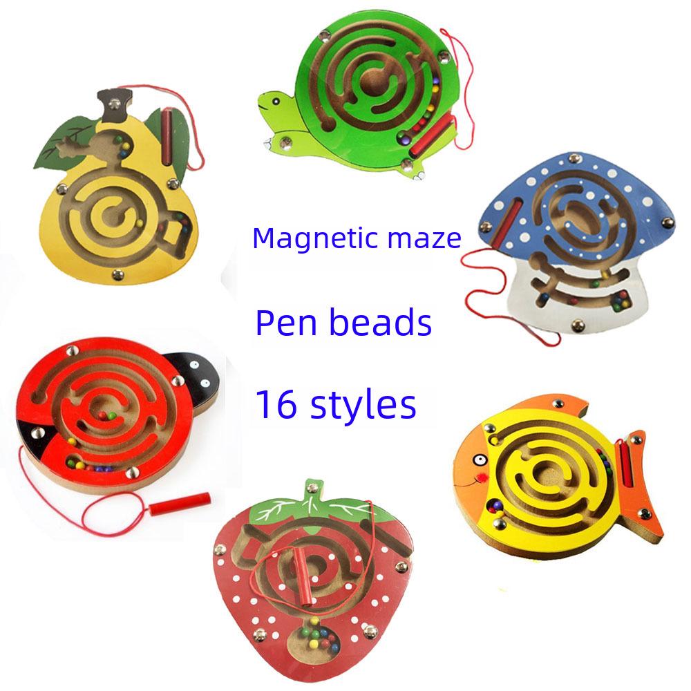 Magnetic Ball Maze Toy for Kids: Small Animal Designs for Preschoolers
