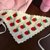 Headwear Triangle Headband Strawberry Cherry Cherry Triangle Hair Scarf Sweet Hair Scarf  Spring