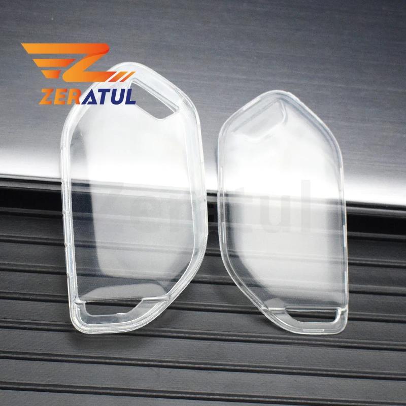 For Kia Ev9 Seltos Picanto Sorento Mq4 Carnival Ka4 Morning K5 Carens Transparent Tpu Car Key Case Cover Shell Accessories